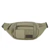 Bolsa Masculina Transfronteiriça Esportes ao Ar Livre Ajuste Bolsa de Peito Masculina Lona Resistente ao Desgaste Bolsa de Cintura Casual Bolsa Transversal Masculina Bolsa de Cintura