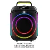Série Espacial Dimensão Áudio Alto-falante de Festa de 6,5 polegadas 60W Subwoofer Portátil Festa Áudio Bluetooth