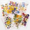 Flor Seca Material para DIY Marcapáginas en Relieve Panel Pintura Gipsofila Gipsofila Rosa Hojas Reales Espécimen Vegetal Pegamento de Goteo Marco de Fotos