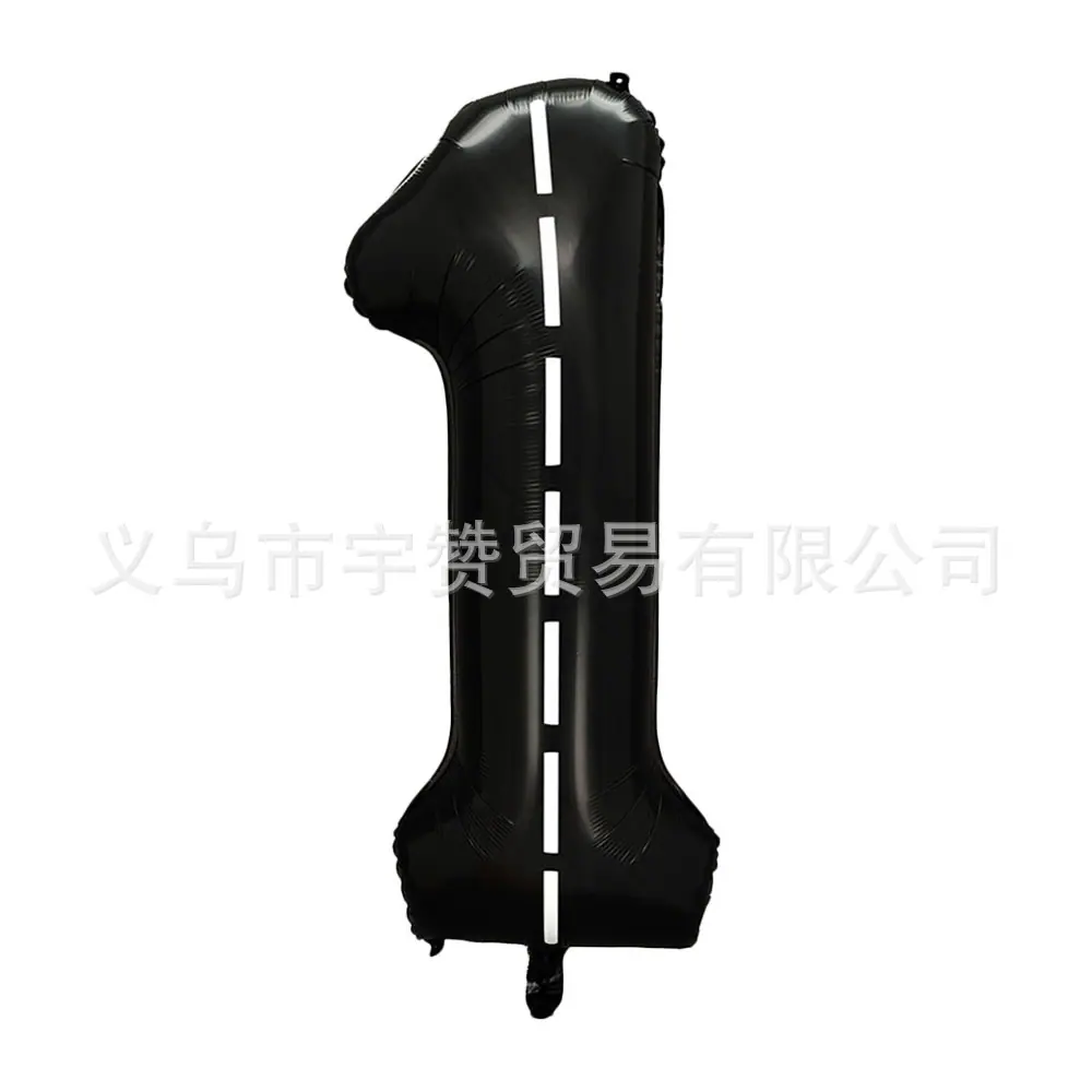 40寸黑白条纹数字 1
