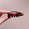 Presilha de cabelo de banana com estampa de leopardo para mulheres, presilha de tubarão grande para penteados altos, acessório de cabelo moderno para o dia a dia