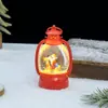 Decoración Navideña Linterna Rellena de Agua Lámpara de Aceite Simulada LED Adornos de Mesa para Hotel Centro Comercial Arreglo de Escena Lámpara de Llama