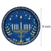 Israel Judaísmo Hanukkah Festa Louça Prato de Papel Guardanapo Decoração Suprimentos Arranjo de Feriado Conjunto