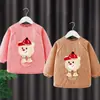 Mono de bebé Otoño e Invierno Abrigo impermeable y resistente a la suciedad Ropa de comedor Delantal infantil Babero de manga larga para bebé