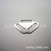 Ferragens para Arnês de Pet Peça de Três Furos Fivela de Metal Acessórios Fivela Triangular Venda Direta do Fabricante Acessórios para Ferragens de Guia de Cachorro