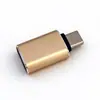 Venta al por mayor de fábrica adaptador OTG de dos cabezales de alto brillo TYPE-C a usb3.0 adaptador de transferencia de datos para conectar memoria USB