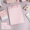 Portapapeles Plegable Vertical A4 con Pinza para Oficina y Estudiante, Bloc de Notas, Almacenamiento de Exámenes, Carpeta de Documentos