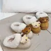 Novas Pantufas de Algodão Caseiras Fofas de Desenho Animado de Inverno 2025, Pantufas Quentes de Algodão para Mulheres, Pantufas de Pelúcia Espessas e Forradas com Lã para Mulheres Usarem Fora