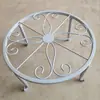 Fabricante Original Atacado Arte em Ferro Pastoral Criativo Pequeno Suporte de Flores Sala de Estar Varanda Piso Interno Suporte de Vaso de Flores Rabanete Verde