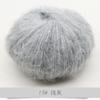 Suéter de Mohair para Bebé Bufanda Chal Cableado Hilo de Lana Fina Crochet Tejido a Mano Bolsa de Material para DIY