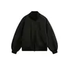 Chaqueta Bomber Americana de Calle con Cuello Alto para Hombre Joven Holgada Silueta de Alta Gama Ropa de Abrigo Chaqueta de Béisbol Top ins