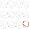 Suporte de Exibição para Pulseiras de Contas Transparentes Suporte para Pulseira Base de Pulseira Boca Larga Suporte de Exibição para Pulseiras Atacado de Pulseiras