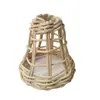 Pantalla de Rattan, Artesanías Tejidas a Mano, Estilo B&B Estilo Patio Camping Estilo Exterior Lámpara Decorativa de Ambiente