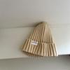 LISHE - Gorro de punto para niños con etiqueta de tela pequeña, cálido, estilo occidental, de lana, para otoño e invierno, para niños y niñas