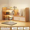 Estante de Livros Mesa Rack de Armazenamento Estilo Creme Estação de Trabalho para Meninas Rack de Armazenamento de Mesa Rack de Mesa de Dormitório Prateleira Artefato de Transformação
