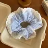 Scrunchie Floral Estilo Floresta para Mulheres, Elástico de Cabelo, Acessório de Cabelo, Novo Laço de Cabelo Estilo Coreano 2025, Laço de Cabelo, Ornamento de Cabelo