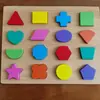 Rompecabezas Cognitivo de Descomposición de Emparejamiento Alfanumérico con Formas de Madera Rompecabezas para Niños de 1-3-6 Años Juguetes Educativos de Primera Infancia