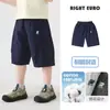 Shorts de Algodão Puro para Meninos Calças de Cinco Pontos de Verão 2026 Nova Roupa Infantil Shorts para Crianças Pequenas Calças de Verão Modernas