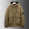 Amazon Transfronterizo Otoño e Invierno Nuevo Talla Grande Holgado Engrosado Acolchado de Algodón para Hombre Grafeno Cálido con Capucha Traje de Pan