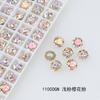 Dongzhou 6mm Diamante para Arte de Uñas Corte Rosa Milenio de Ocho Lados Cristal K9 Flash Mini Diamante de Fondo Puntiagudo de Alta Calidad Joyería para Arte de Uñas