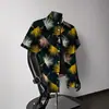 Roupa Dopamina verão tendência marca design camisa floral masculina solta estilo resort tailandês Songkran camisa