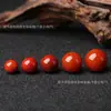 Cuentas Sueltas Rojas del Suroeste Natural Mineral Crudo Patrón de Llama Color Completo Completo Cuentas Redondas Pulsera DIY Collar Accesorios para Juguetes Cuentas
