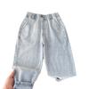 Pantalones Anti-mosquitos para Niños Primavera y Verano Delgados Jeans de Aire Acondicionado para Bebé 2025 Nueva Ropa Infantil Pantalones para Niños Medianos y Grandes