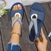 Sandalias Europeas y Americanas de Boca de Pez Transfronterizas para Mujer Cuerda de Cáñamo Decorativa Hebilla Metálica Cuña Amazon Tallas Grandes Europeas y Americanas Venta al por Mayor Tallas Grandes