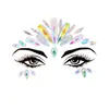 PARTYJOY artículo de venta caliente transfronterizo pegatinas de gemas para la cara pegatinas para cejas pegatinas faciales autoadhesivas de diamante pegatinas faciales para carnaval musical Halloween