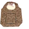 Venta al por mayor de fábrica bolsa de compras plegable portátil con cremallera creativa de gran capacidad bolsa de compras almacenamiento protección ambiental bolsa de compras