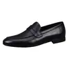 Zapatos de Piel para Hombre Primavera Nuevo Estilo 2026 Zapatos Casuales para Hombre Negocios Suela Suave Superficie Suave Mocasines sin Cordones Zapatos de Piel