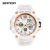 Fabricante Sanda Venta al por mayor Relojes Electrónicos Deportivos de Exterior a Prueba de Golpes, Modernos para Hombre y Mujer, Multifuncionales, Resistentes al Agua, Luminosos