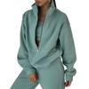 Primavera 2025 Ropa Europea y Americana para Mujer Amazon Conjunto de Dos Piezas Sudadera Polar Deportivo Calle Casual Moda Traje Mujer
