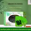 Fábrica por atacado extrato vegetal absinto sabão de limpeza banho óleo essencial sabão de lavagem facial sabão absinto óleo essencial sabão absinto sabão de absinto