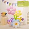 Balão de coluna de flores para a temporada de volta às aulas, decoração de parede para sala de aula, decoração de cerimônia de jardim de infância, layout de atmosfera