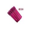 Cepillo portátil para pestañas color macarrón, venta al por mayor, cepillo de nailon flexible para injertar pestañas, peine pequeño para cejas.