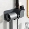 Suporte para Secador de Cabelo, Suporte de Chão para Secador de Cabelo de Banheiro sem Furos, Prateleira de Parede para Colocar Secador de Cabelo no Banheiro