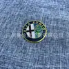 Adecuado para Volante con Logo de Coche Alfa Romeo Tapa Central de Volante Pegatina de Logo Frontal y Trasero