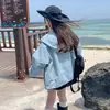 Jaqueta corta-vento casual para meninas Primavera e Outono 2026 Novo Estilo Casaco de Primavera Infantil para Meninas Mais Velhas Jaqueta Corta-vento Estilo Coreano