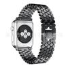 Correa con patrón de escamas de pez para Apple Watch S8, correa de acero de aleación de zinc con cadena Apple Ultra.
