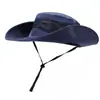 Sombrero de Senderismo para Exteriores Color Camello Secado Rápido Visera Sombrero de Pescador para Hombres y Mujeres con Ala Ancha Sombrero de Sol para Senderismo Sombrero de Sol Anti-UV