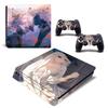 PS4 Slim Game Sticker Anti-scratch Película Protetora Dos Desenhos Animados Bonito Tema Feminino Adesivo Proteção Ambiental Sem Cola