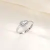Anel de Cabacinha em Prata de Lei S925 para Mulheres, Retrô, Requintado, Versátil, Moderno, de Alto Padrão, Estilo Chinês Antigo, Anel Aberto Brilhante