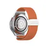 Correa de repuesto para Samsung Watch8 con hebilla magnética y banda de nailon elástico tejido para Galaxy Watch7/6