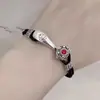 Pulsera de Cuerda Roja Auspiciosa Estilo Étnico Retro para Hombres y Mujeres, Pulseras de Pareja, Tobilleras de Moda Versátiles Hechas a Mano