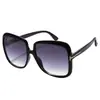 Nuevas Gafas de Sol Modernas Retro de Marca Europea y Americana Estilo Ins Gafas de Sol Versátiles de Moda Gafas Pin T22153