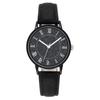 Aliexpress Nuevo Modelo Reloj Cielo Estrellado Polvo Plateado para Mujer con Correa de Cuero Mate Reloj de Cuarzo Fábrica Venta al por Mayor Dropshipping Esfera Grande