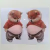 Brinquedo Popular Shiba Inu para Alívio de Estresse Transfronteiriço, Venda Direta do Fabricante, Adesivos de Barriga, Suporta Venda por Atacado, Adesivos Anticolisão para Carro