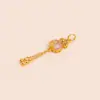 Broche Pingente Artesanal Estilo Tradicional Acessórios Hanfu Novo Estilo Chinês Botões com Borla Peças de Fecho Qipao Fecho para Roupas