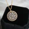 Collar Ruleta Marquise de Girasol Cao Shi para Mujer, Joyería Clásica Estilo Romano, Fabricante Mayorista Europeo y Americano Temu